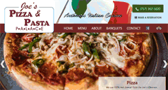 Desktop Screenshot of joespizza-pasta.com