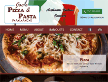 Tablet Screenshot of joespizza-pasta.com